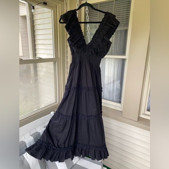 Anthropologie, Black Tiered, Dress! - Picture 5 of 8